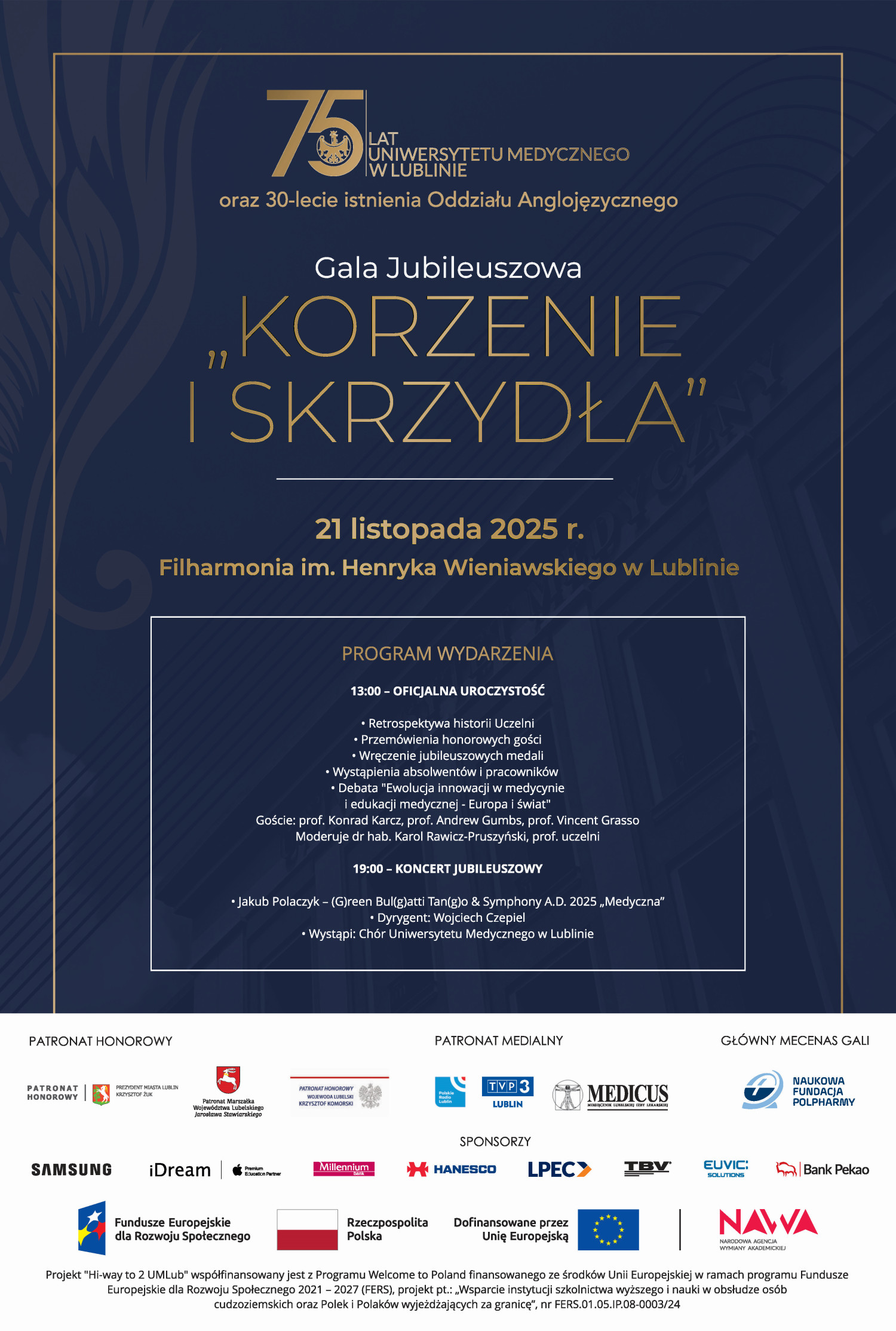 Gala jubileuszowa = plakat