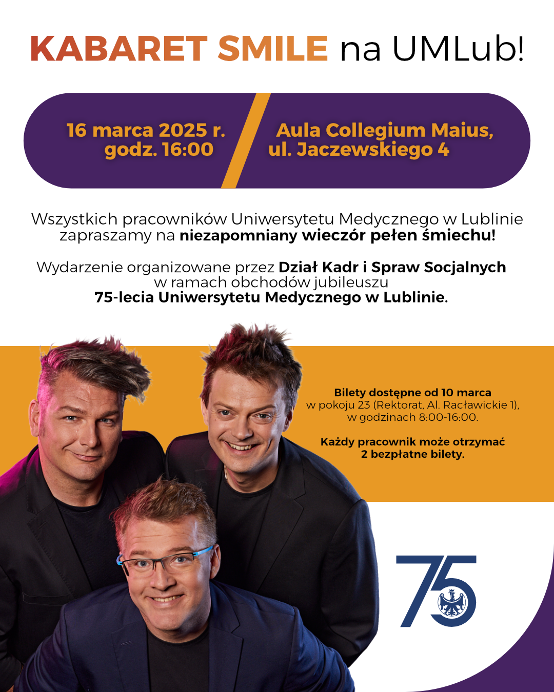 Kabaret Smile - plakat